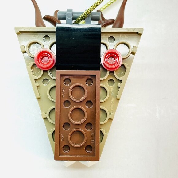 LEGO Christmas Ornament 2018 Reindeer Head 28 Pieces By 2005 Lego Group Read! - Picture 5 of 12